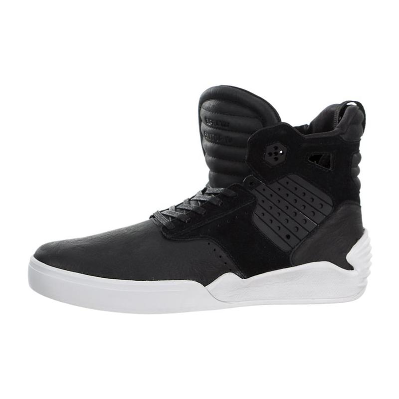 Buty Supra SKYTOP IV - Sneakersy Wysokie Męskie - Czarne (XOJU-90283)